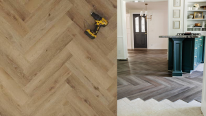 SPC Herringbone Flooring